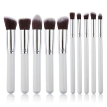 Load image into Gallery viewer, Makeup Brushes Set 10 Pcs Silver/Golden