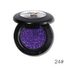 Load image into Gallery viewer, Diamond Glitter Eyeshadow 24 Colors Single Palette