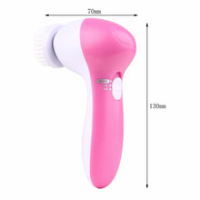 Load image into Gallery viewer, 1 Set 5-in-1 Electric Wash Face Brush