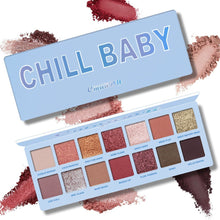 Load image into Gallery viewer, Chill Baby 14 Color Nude Shining Eyeshadow Palette