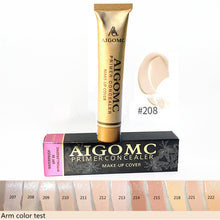 Load image into Gallery viewer, 14 Colors Gold Tube Concealer Foundation