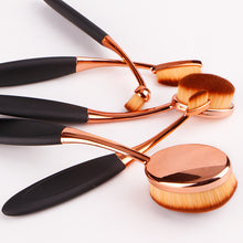 Load image into Gallery viewer, Professional Oval Makeup Brushes set