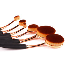 Load image into Gallery viewer, Professional Oval Makeup Brushes set