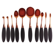 Load image into Gallery viewer, Professional Oval Makeup Brushes set