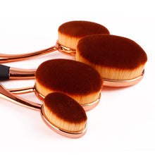 Load image into Gallery viewer, Professional Oval Makeup Brushes set