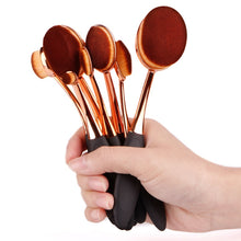 Load image into Gallery viewer, Professional Oval Makeup Brushes set