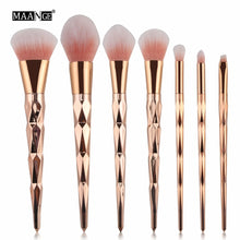 Load image into Gallery viewer, Diamond Makeup Brushes Set 7/10Pcs